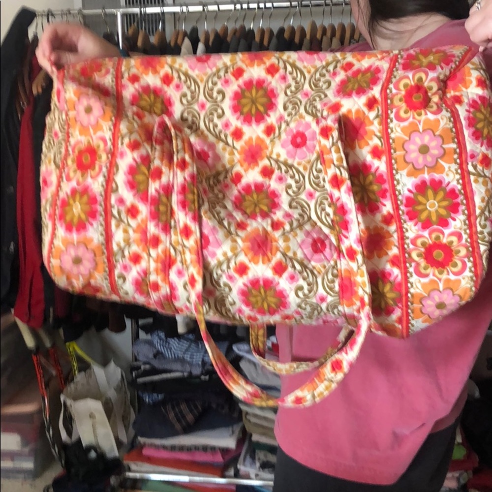 Vera Bradley Large Paisley duffel bag